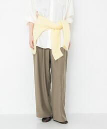 URBAN RESEARCH（アーバンリサーチ）の「『UR TECH SMOOTHLUXE』ウール混タックギャザーストレートパンツ（その他パンツ）」