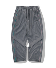 VELVET TRACK PANTS (D.GREY)