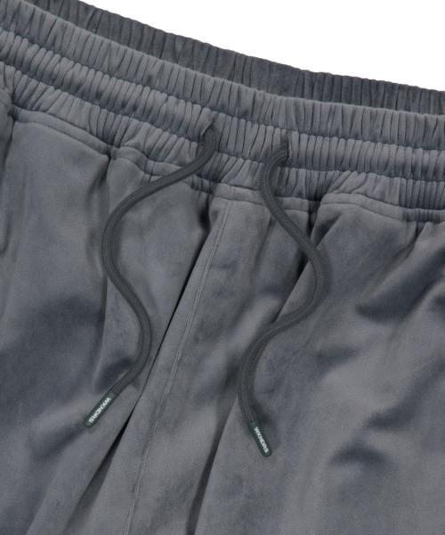 WKNDRS(ウィーキャンドース)の「VELVET TRACK PANTS (D.GREY)(スウェットパンツ・レディース・その他・MEDIUM/LARGE/X-LARGE)」の3枚目の写真