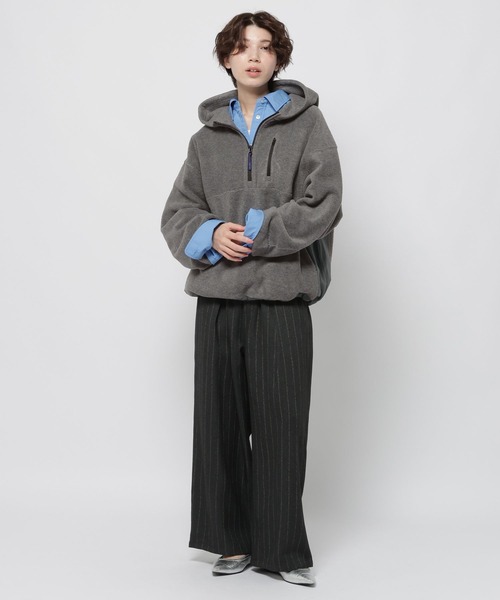 niko and...(ニコアンド)の「ソフトフリースBOYSZIPパーカー(パーカー・レディース・チャコール/ベージュ/パープル/レッド・MEDIUM/LARGE)」の22枚目の写真