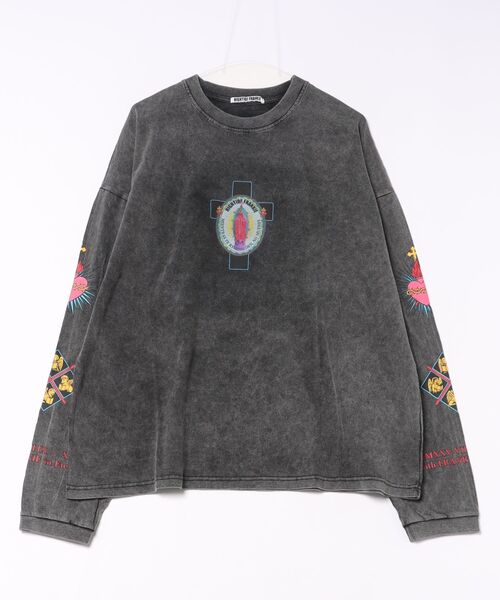 HIGHTIDEFRANKIE(ハイタイドフランキー)の「HIGHTIDEFRANKIE/ハイタイドフランキー/Nosso bebe amado Long Sleeve(Tシャツ/カットソー・レディース・ブラック・F)」の1枚目の写真
