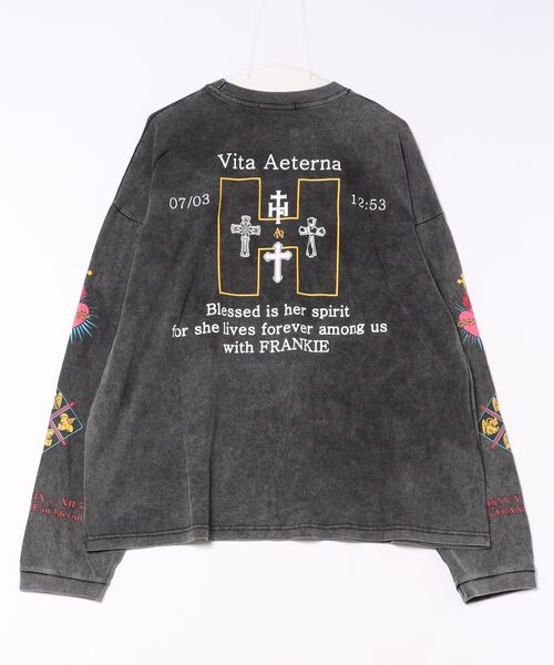 HIGHTIDEFRANKIE(ハイタイドフランキー)の「HIGHTIDEFRANKIE/ハイタイドフランキー/Nosso bebe amado Long Sleeve(Tシャツ/カットソー・レディース・ブラック・F)」の2枚目の写真
