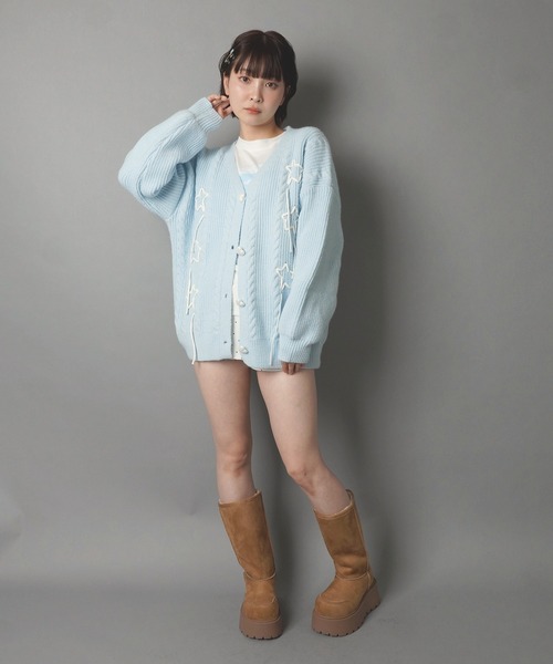 SPINNS(スピンズ)の「スエードムートンブーツ/ミドルロング(ブーツ・レディース・ベージュ/キャメル・M/L/LL)」の11枚目の写真