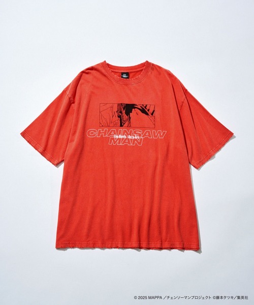 niko and...(ニコアンド)の「【劇場版『チェンソーマン レゼ篇』】コラボ プリント加工TEE(Tシャツ/カットソー・メンズ・ブラック/ホワイト/レッド・LARGE/MEDIUM)」の3枚目の写真