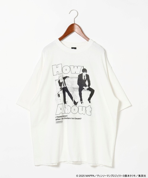 niko and...(ニコアンド)の「【劇場版『チェンソーマン レゼ篇』】コラボ プリント加工TEE(Tシャツ/カットソー・メンズ・ブラック/ホワイト/レッド・LARGE/MEDIUM)」の10枚目の写真