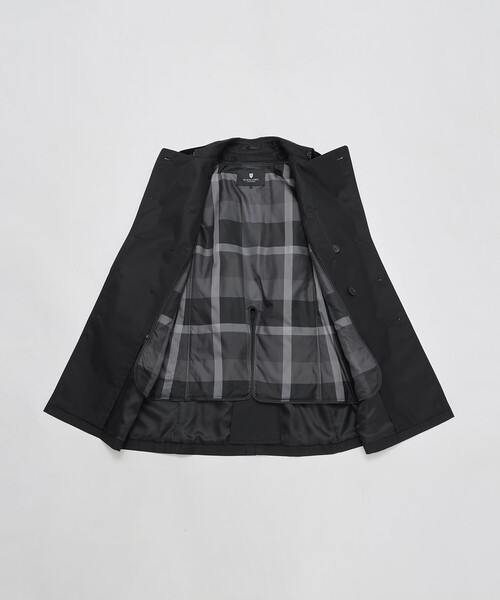 BLACK LABEL CRESTBRIDGE（ブラックレーベル・クレストブリッジ）の「マイクロピーチギャバジンダブルトレンチ（トレンチコート・メンズ・ベージュ系その他3/ブラック・XL/S/M/L）」の10枚目の写真