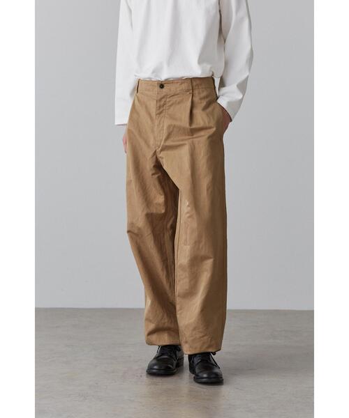 YLEVE（イレーヴ）の「YLEVE /  FINX COTTON LAMIE TWILL TR（その他パンツ・メンズ・カーキ・3/4）」の2枚目の写真