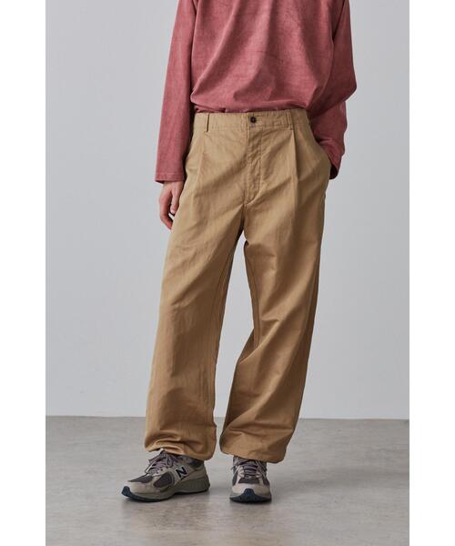 YLEVE（イレーヴ）の「YLEVE /  FINX COTTON LAMIE TWILL TR（その他パンツ・メンズ・カーキ・3/4）」の4枚目の写真
