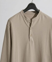 【快適速乾】ALL SEASON COTTON Vネック スキッパーTシャツ / ヘンリーネック