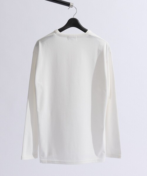ABAHOUSE(アバハウス)の「【快適速乾】ALL SEASON COTTON Vネック スキッパーTシャツ / ヘンリーネック(Tシャツ/カットソー・メンズ・ホワイト/ブラック/グレイッシュベージュ/グレイッシュブルー・44/46/48)」の13枚目の写真