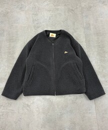 【KELTY(ケルティ)別注】ノーカラーWジップボアブルゾン