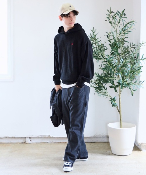 GLOBAL WORK(グローバルワーク)の「【BEVERLY HILLS POLO CLUB】UNISEX/フーディニット/685519(ニット/セーター・メンズ・ブラック/杢グレー・SMALL/MEDIUM/LARGE)」の17枚目の写真