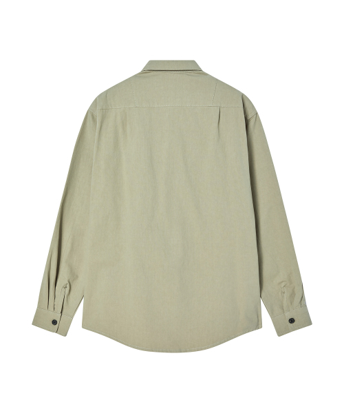 Beyond Closet（-）の「[COLLECTION LINE] ガーメントダイミリタリーオーバーシャツ ベージュ（シャツ/ブラウス・メンズ・その他・MEDIUM/LARGE）」の3枚目の写真