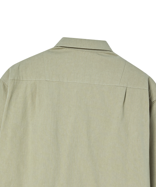 Beyond Closet（-）の「[COLLECTION LINE] ガーメントダイミリタリーオーバーシャツ ベージュ（シャツ/ブラウス・メンズ・その他・MEDIUM/LARGE）」の6枚目の写真