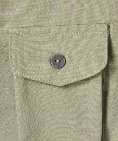 Beyond Closet（-）の「[COLLECTION LINE] ガーメントダイミリタリーオーバーシャツ ベージュ（シャツ/ブラウス・メンズ・その他・MEDIUM/LARGE）」の7枚目の写真
