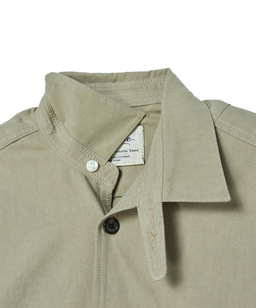 Beyond Closet（-）の「[COLLECTION LINE] ガーメントダイミリタリーオーバーシャツ ベージュ（シャツ/ブラウス・メンズ・その他・MEDIUM/LARGE）」の9枚目の写真