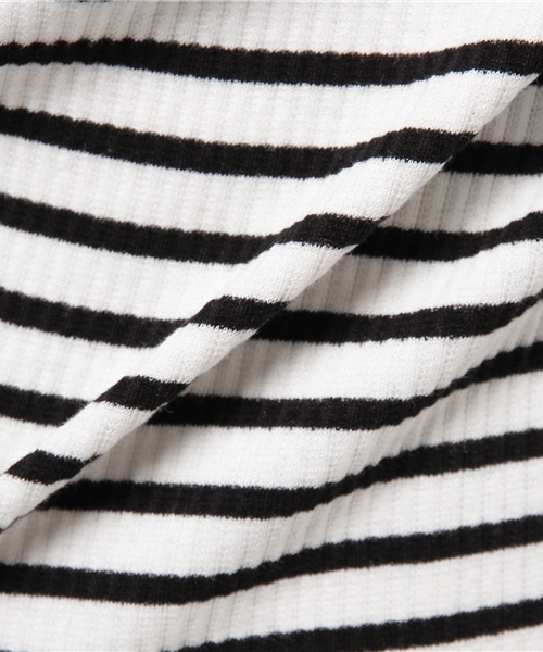 Heather（ヘザー）の「テレコパワショルTシャツ　716587　（Tシャツ/カットソー・レディース・ネイビー/オフホワイト/グレー/ホワイト系その他/ピンク系その他/マルチ・FREE）」の12枚目の写真