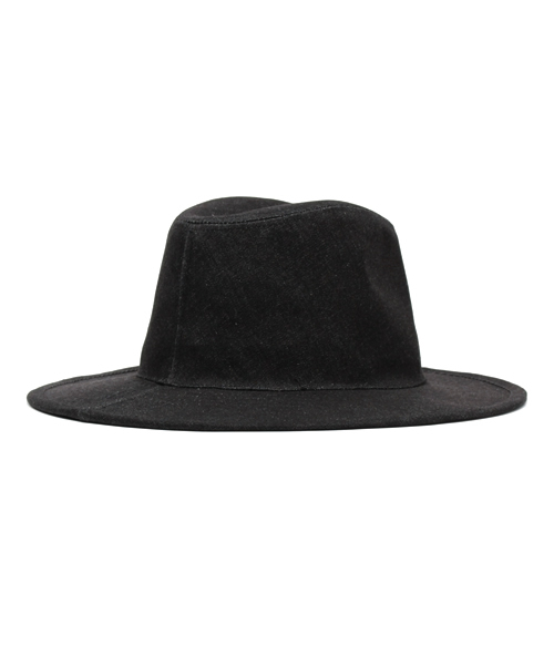 JACKROSE(ジャックローズ)の「ワイドブリムデニムハット(ハット・メンズ・ブラック/インディゴブルー・フリー)」の4枚目の写真