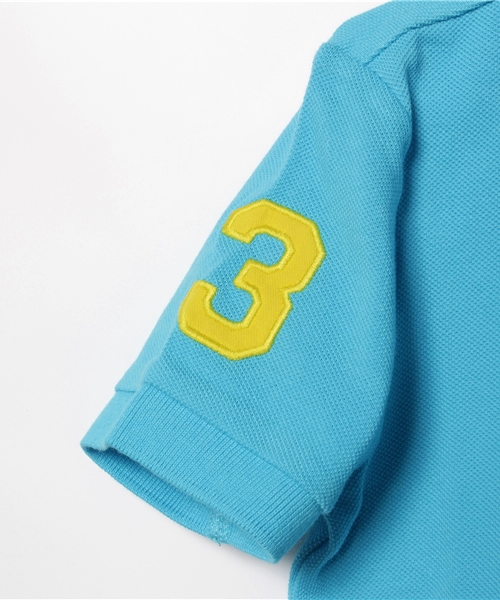 POLO RALPH LAUREN CHILDRENSWEAR(ポロ ラルフ ローレン チルドレンズウェア)の「Big Pony コットン メッシュ ポロシャツ(ポロシャツ・キッズ・ホワイト/イエロー/ターコイズブルー/ベージュ系1・3T/4T)」の8枚目の写真