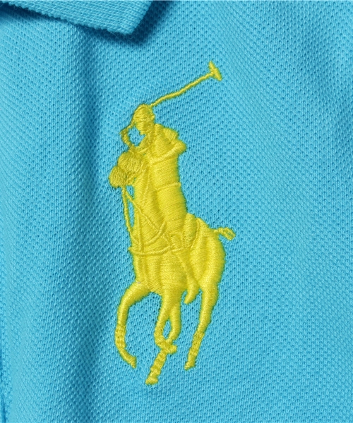 POLO RALPH LAUREN CHILDRENSWEAR(ポロ ラルフ ローレン チルドレンズウェア)の「Big Pony コットン メッシュ ポロシャツ(ポロシャツ・キッズ・ホワイト/イエロー/ターコイズブルー/ベージュ系1・3T/4T)」の9枚目の写真