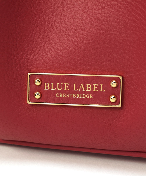 BLUE LABEL CRESTBRIDGE（ブルーレーベルクレストブリッジ）の「ソフトレザー　バケットバッグ（ショルダーバッグ・レディース・ベージュ/ホワイト/レッド/ブラック・X）」の8枚目の写真