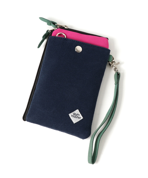 gym master（ジムマスター）の「gymmaster/ジムマスター　2wayスマホポーチ（ポーチ・レディース・グレー/ブラック/その他/ネイビー・FREE）」の4枚目の写真