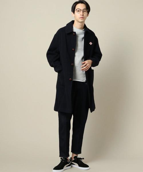 DANTON(ダントン)の「<DANTON> W/MOSSER STN/アウター◆(ステンカラーコート・メンズ・ネイビー・40/38)」の5枚目の写真