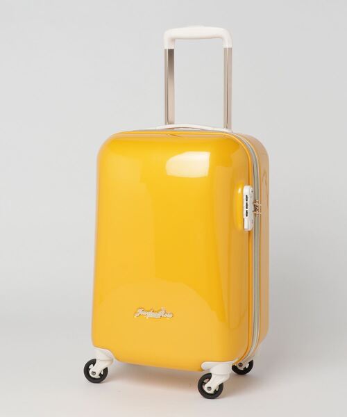 Jewelna Rose（ジュエルナローズ）の「キャンディポケットスーツケース 27～34L 機内持ち込み 39871（スーツケース/キャリーバッグ・レディース・サックスブルー/ライトピンク/ライトグレー/ネイビー/グレー/イエロー/ラベンダー/ターコイズブルー/アイボリー/スカイブルー系/オレンジ/スモークピンク/ベビーピンク・SMALL）」の10枚目の写真