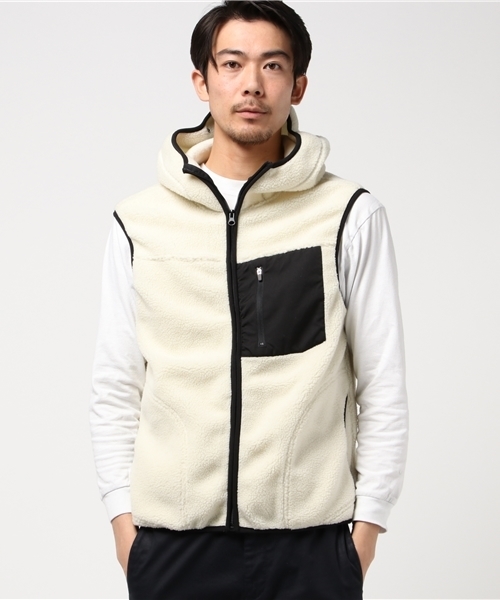 ikka（イッカ）の「3WAYボアライナーマウンテンパーカー        （マウンテンパーカー・メンズ・ブラック/キャメル・MEDIUM/LARGE/X-LARGE）」の12枚目の写真