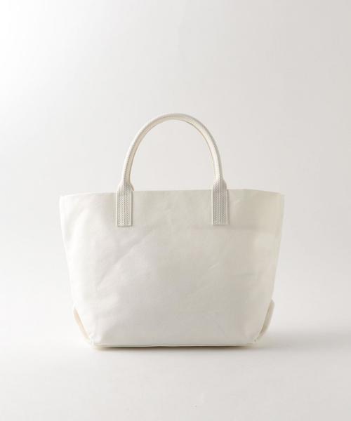 Steven Alan（スティーブンアラン）の「＜Aeta×Steven Alan＞HIGH CANVAS TOTE BAG S/ﾄｰﾄﾊﾞｯｸﾞΨ ◆（トートバッグ・レディース・ホワイト/ブラック・FREE）」の2枚目の写真