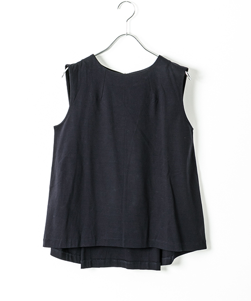 WORK NOT WORK URBAN RESEARCH(ワークノットワークアーバンリサーチ)の「WORK NOT WORK バックタックポンチノースリーブ(Tシャツ/カットソー・レディース・ネイビー/ホワイト/ピンク・FREE)」の13枚目の写真