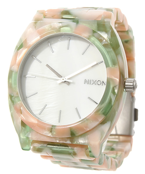 NIXON（ニクソン）の「NIXON / “TIME TELLER” ACETATE（アナログ腕時計・レディース・ホワイト/ブラック/ブルー/その他1/その他2/その他3/オリーブ/その他4/その他5・ONE SIZE）」の9枚目の写真