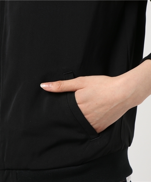 Honeys（ハニーズ）の「リブブルゾン（ブルゾン・レディース・ネイビー/ブラック/ライトピンク/カーキ/グレー・L/M）」の7枚目の写真