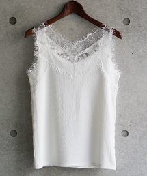 laboratory work | バックレーステレコキャミ(キャミソール)