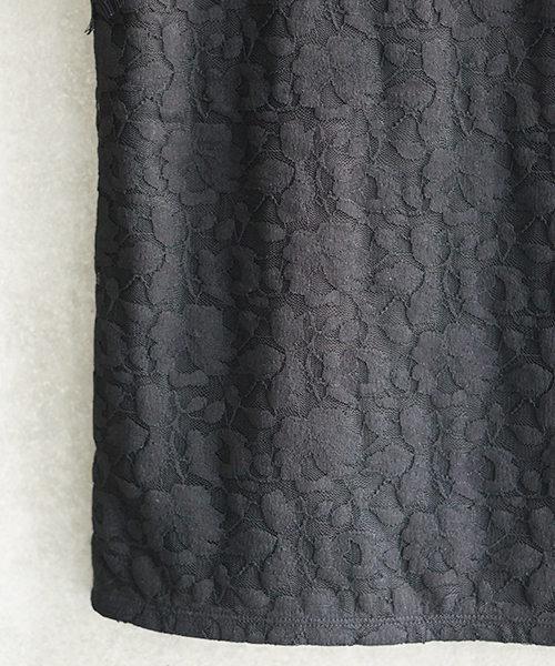 laboratory work（ラボラトリーワーク）の「バックレーステレコキャミ（キャミソール・レディース・ブラック/グレイッシュブルー/オフホワイト・MEDIUM）」の19枚目の写真