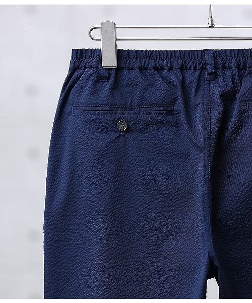 ADAM ET ROPE'(アダムエロペ)の「COOLMAX シアサッカーイージーパンツ(その他パンツ・メンズ・ネイビー/サックスブルー/ブルー系その他2・L/M)」の7枚目の写真