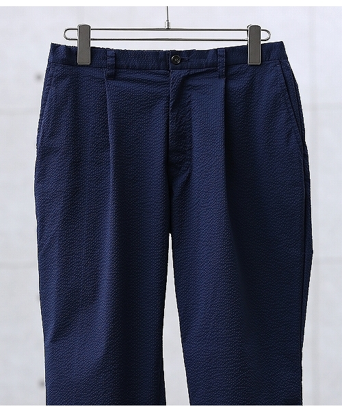 ADAM ET ROPE'(アダムエロペ)の「COOLMAX シアサッカーイージーパンツ(その他パンツ・メンズ・ネイビー/サックスブルー/ブルー系その他2・L/M)」の8枚目の写真