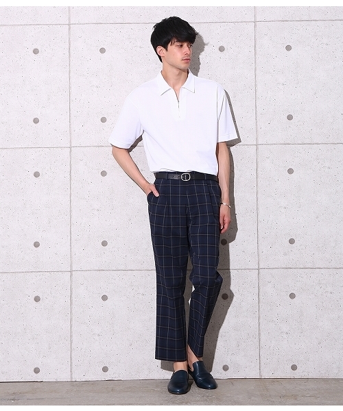 ADAM ET ROPE'(アダムエロペ)の「COOLMAX シアサッカーイージーパンツ(その他パンツ・メンズ・ネイビー/サックスブルー/ブルー系その他2・L/M)」の12枚目の写真