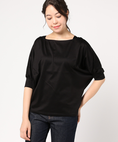 un dix cors（アンディコール）の「ボリュームスリーブカットソー（Tシャツ/カットソー・レディース・ブラック/ホワイト/パープル・ﾌﾘ-）」の2枚目の写真