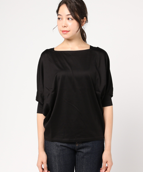 un dix cors（アンディコール）の「ボリュームスリーブカットソー（Tシャツ/カットソー・レディース・ブラック/ホワイト/パープル・ﾌﾘ-）」の5枚目の写真