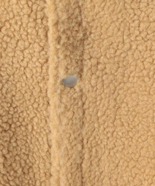 coen（コーエン）の「【昨年大ヒット・追加予約】フーデッドボアベスト(ベージュ→WEB限定)（ベスト・レディース・ベージュ/ネイビー/オフホワイト・LARGE/MEDIUM）」の21枚目の写真