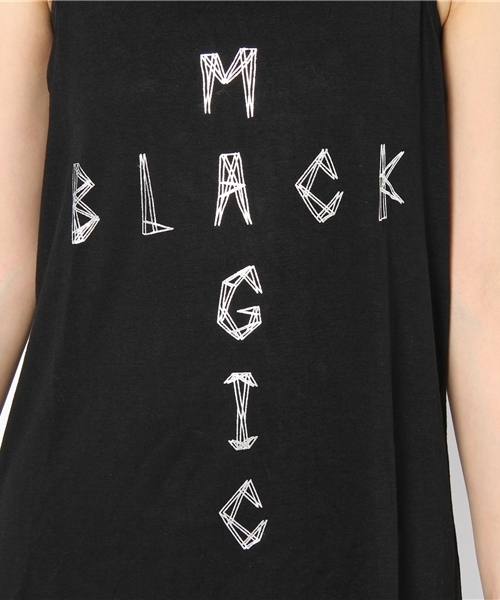 MIDWEST（ミッドウエスト）の「EVIL  TWIN ノースリーブカットソー（Tシャツ/カットソー・レディース・ブラック・SMALL）」の2枚目の写真