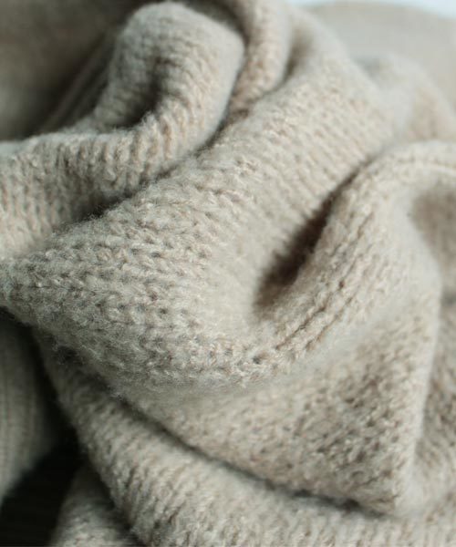 antiqua（アンティカ）の「モヘアデザインニット（ニット/セーター・レディース・ブラック/ベージュ/キャメル/ピンク/ライトブルー/ダークブラウン/ネイビー/ライトグレー・FREE）」の18枚目の写真