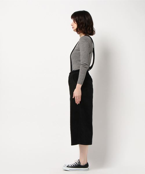 PUNYUS（プニュズ）の「サス付きコーデュロイパンツ（その他パンツ・レディース・ブラック/ダークグリーン/レッド/キャメル・1/2/3/4）」の6枚目の写真