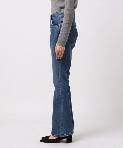 MOUSSY（マウジー）の「FRONT BUTTON DENIM FLARE（デニムパンツ