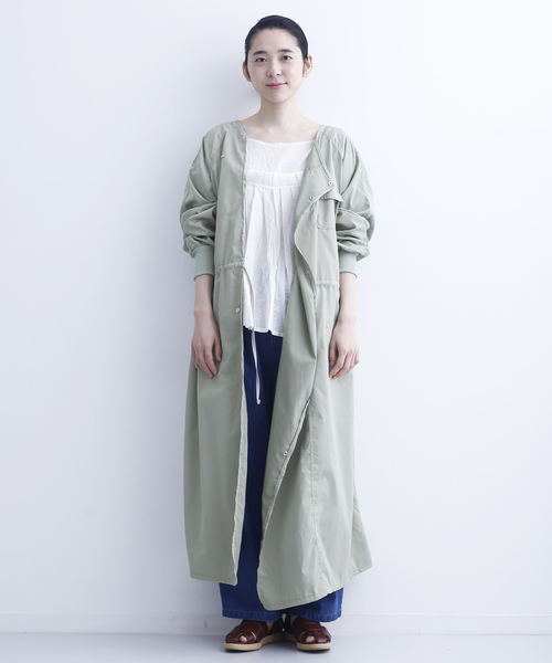 MERLOT（メルロー）の「シャカシャカスプリングコート2627（その他アウター・レディース・ブラック/ベージュ/カーキ・FREE）」の9枚目の写真