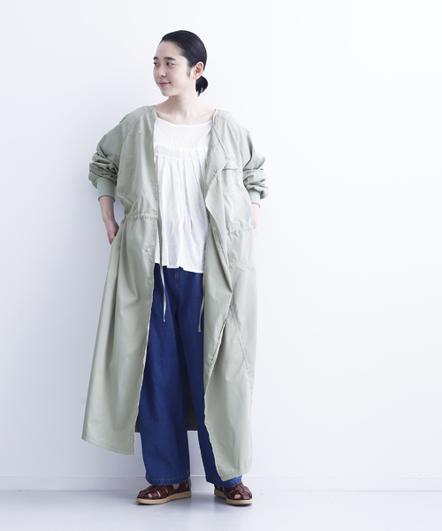 MERLOT（メルロー）の「シャカシャカスプリングコート2627（その他アウター・レディース・ブラック/ベージュ/カーキ・FREE）」の10枚目の写真