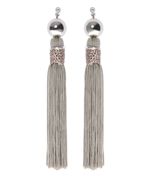 Ameri（アメリ）の「TASSEL BALL PIERCE（ピアス（両耳用）・レディース・シルバー/ゴールド・FREE）」の3枚目の写真