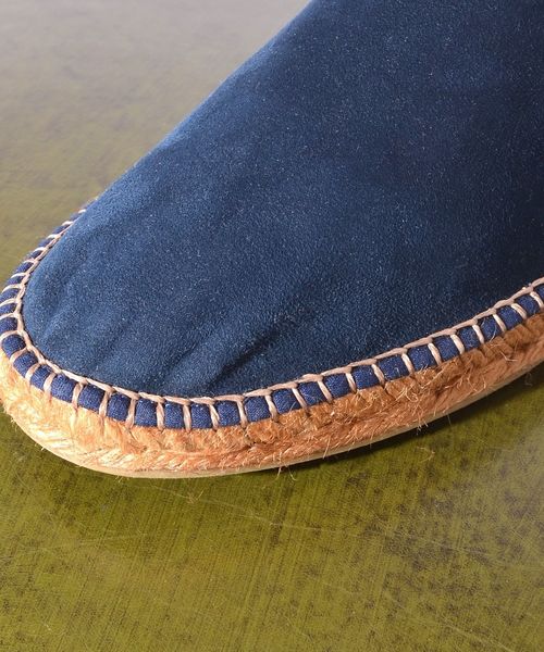 SALVI（サルヴィ）の「SALVI: フェイクスエード エスパドリーユ■（その他シューズ・メンズ・ブラック/ネイビー・41/42/43）」の4枚目の写真