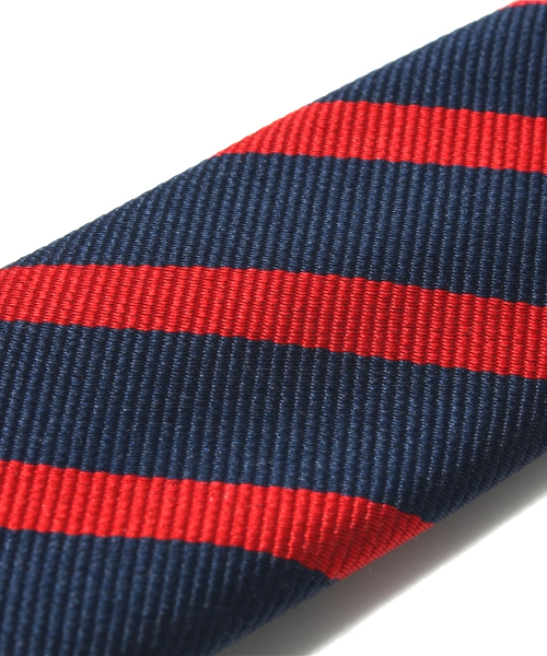 *SL*□新品正規品□Tommy Hilfigerスタイリッシュな濃紺にシングルライン柄シルクネクタイ TOMMY HILFIGER (トミーヒルフィガー) 裏ボア フルジップ ジャケット